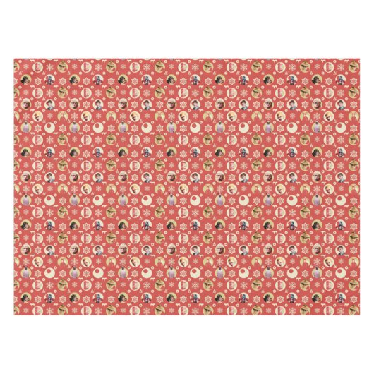 A Christmas Story Retro Snowflake Pattern Tafelkleed (Voorkant (Horizontaal))