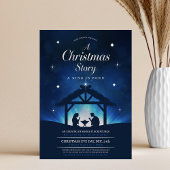 A Christmas Story The King is Born Nativity Church Flyer