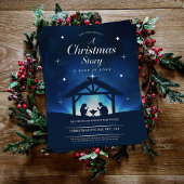 A Christmas Story The King is Born Nativity Church Flyer