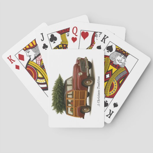 A Christmas Tradition Playing Cards Pokerkaarten (Achterkant)