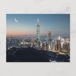 A city under the moonlight briefkaart