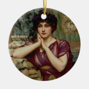 A Classical Beauty, 1901 (olie op doek) Keramisch Ornament