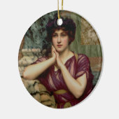 A Classical Beauty, 1901 (olie op doek) Keramisch Ornament (Links)