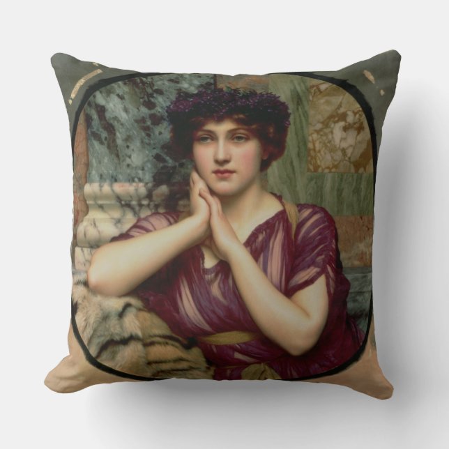 A Classical Beauty, 1901 (olie op doek) Kussen (Voorkant)