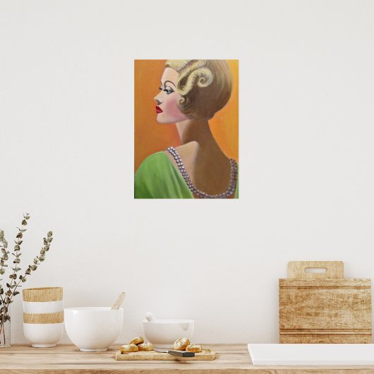 A Classy  Lady Poster (Keuken)