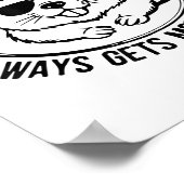 A Clean Beaver Always Gets More Wood Adults Joke M Poster (Hoek)