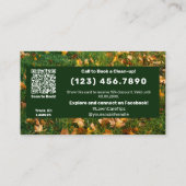 A Clean Lawn Is Just the Start Seasonal Autumn  Kortingskaartje (Achterkant)