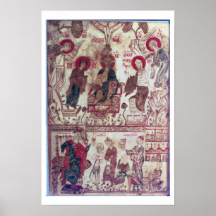 A Clinic, Byzantine Treaty, 14e eeuw (vellum) Poster
