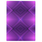 A clipboard with a metallic clip against a vibrant klembord (Achterkant)