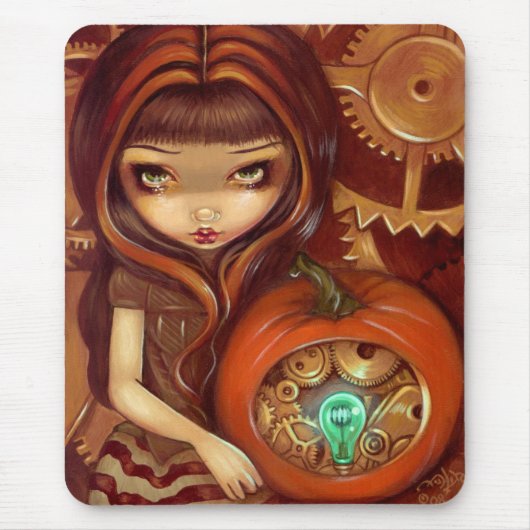 "A Clockwork Pumpkin" Mousepad Muismat (Voorkant)