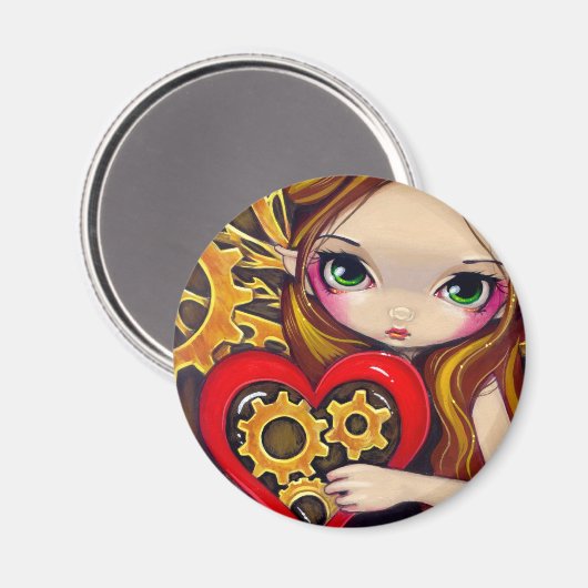 "A Clockwork Valentijn" magneet (Voorkant / Achterkant)