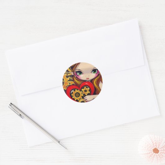 "A Clockwork Valentijn" Sticker (Envelop)