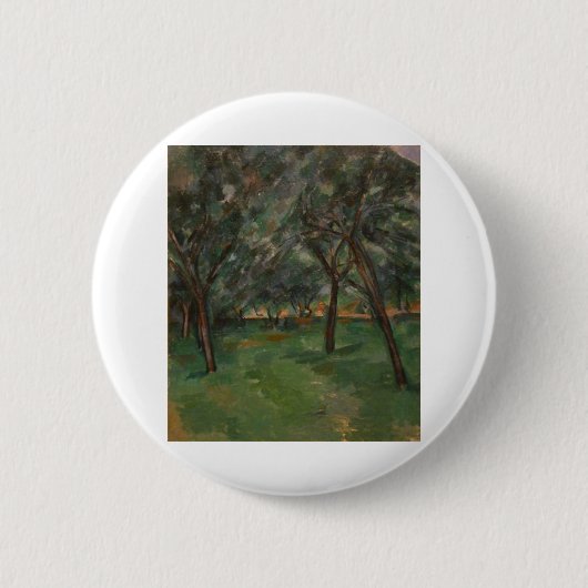 A Close - Paul Cezanne - c1890 Ronde Button 5,7 Cm (Voorkant)