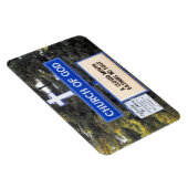 "A Closed Mouth Gathers No Foot" Church Sign Magneet (Rechterzijde)