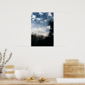 a cloudy backyard poster (Keuken)