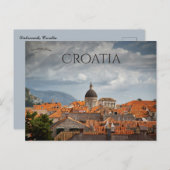 A Cloudy Day in Dubrovnik Croatia Briefkaart (Voorkant / Achterkant)