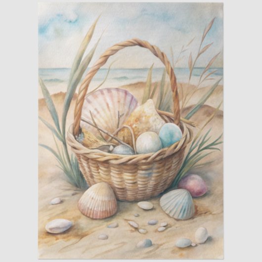 A Coastal Series Design 23 Tissuepapier (Voorkant)