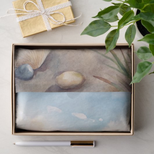 A Coastal Series Design 24 Tissuepapier (Geschenk)