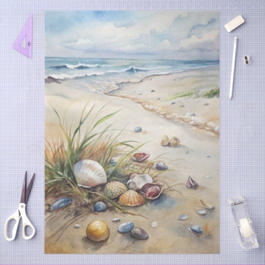 A Coastal Series Design 33 Tissuepapier (Craft)