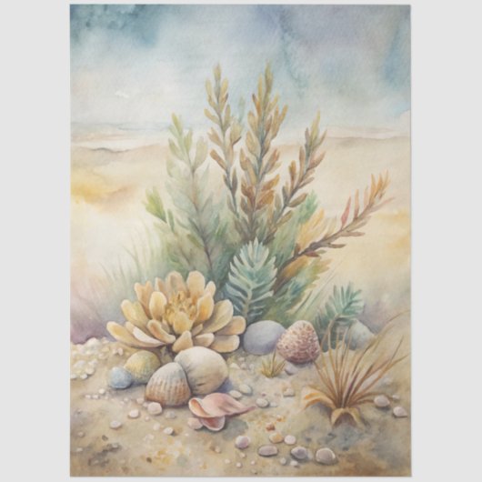 A Coastal Series Design 35 Tissuepapier (Voorkant)