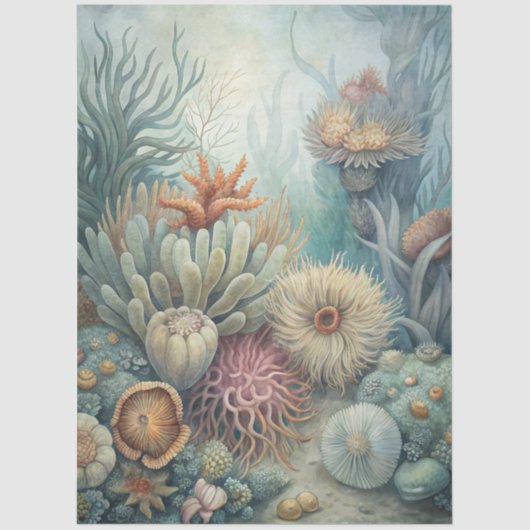 A Coastal Series Design 43 Tissuepapier (Voorkant)