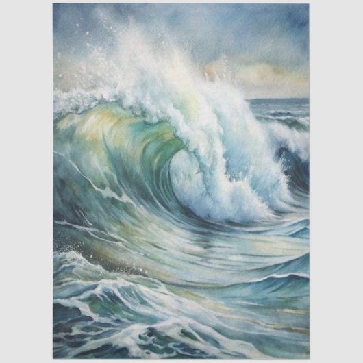 A Coastal Series Design 49 Tissuepapier (Voorkant)