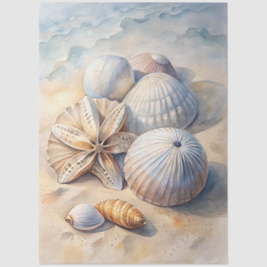 A Coastal Series Design 56 Tissuepapier (Voorkant)