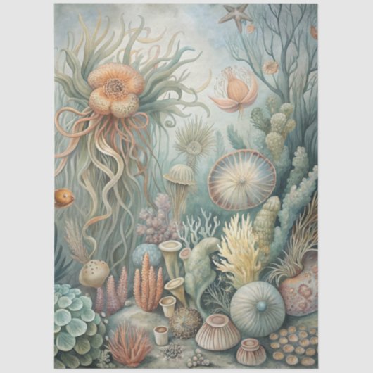 A Coastal Series Design 61 Tissuepapier (Voorkant)