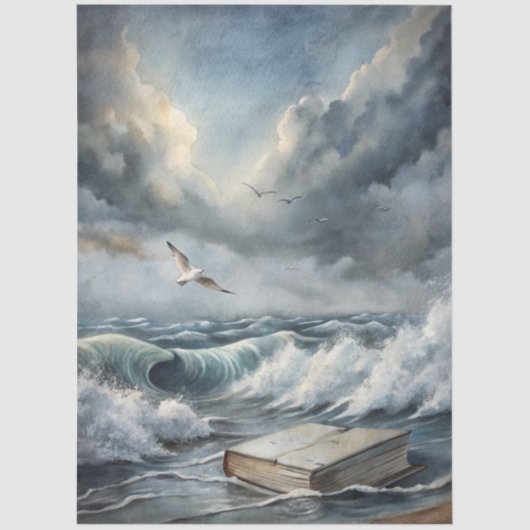 A Coastal Series Design 65 Tissuepapier (Voorkant)