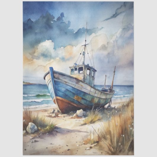 A Coastal Series Design 78 Tissuepapier (Voorkant)