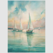 A Coastal Series Design 81 Tissuepapier (Voorkant)