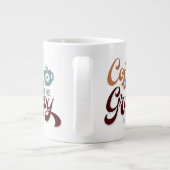 A Coffee a Day for Coffee Lover Gift   Grote Koffiekop (Achterkant)