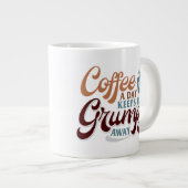 A Coffee a Day for Coffee Lover Gift   Grote Koffiekop (Voorkant rechts)
