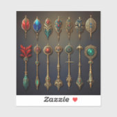 A Collection of Ancient Darts Sticker (Vel)