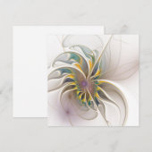 A colorful fractal ornament. Abstract Flower art (Voorkant / Achterkant)