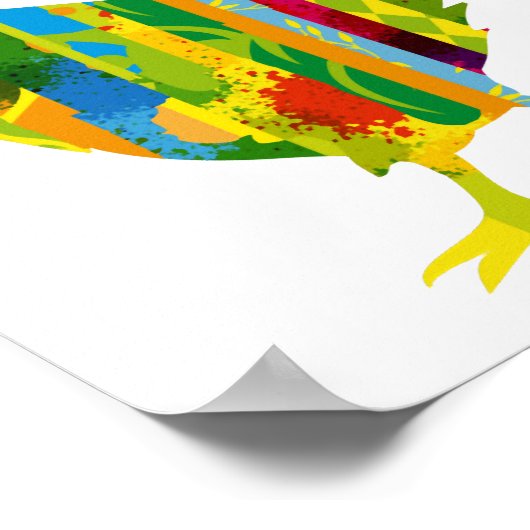 A colorful rooster poster (Hoek)