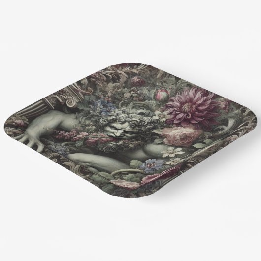 🎭 A Colossal Comedy – Gothic Victorian Papieren Bordje (Gebogen)