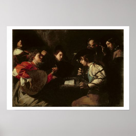 A Concert, c.1610-20 (olie op canvas) Poster (Voorkant)