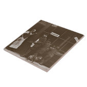 A Convict's "Home", 1876-77 (houtburytype) Tegeltje (Zijkant)