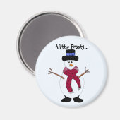A Cool Little Snowman Magneet (Voorkant / Achterkant)