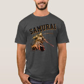A cool, nostalgic version of a Japanese samurai T-shirt (Voorkant)