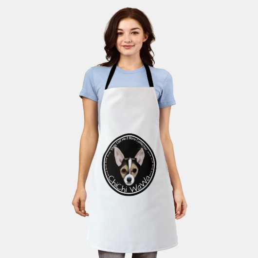 A Cool Original Chihuahua Black & Brown Graphic Schort (Gedragen)