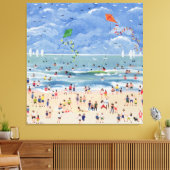 A Cornish Beach Canvas Afdruk (Insitu (Woonkamer))
