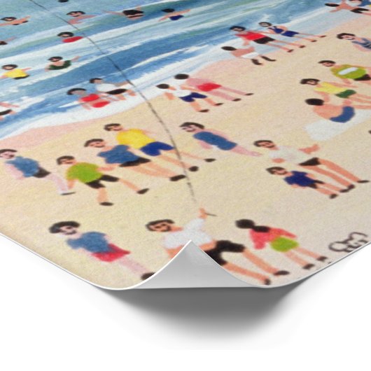 A Cornish Beach Poster (Hoek)