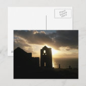 A Cornish Sunset Wheal Coates Briefkaart (Voorkant / Achterkant)