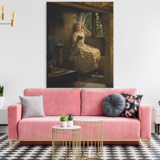 A Cosey Corner Canvas Afdruk (Insitu (Woonkamer))