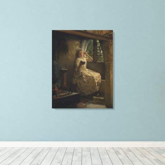 A Cosey Corner Canvas Afdruk (Insitu (Houten vloer))