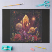 A Cosmic Planet and Crystals Series Design 5 Tissuepapier (Craft)