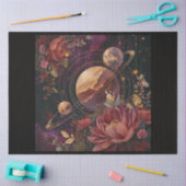 A Cosmic Planet and Crystals Series Ontwerp 1 Tissuepapier (Craft)