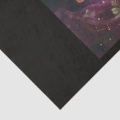 A Cosmic Planet and Crystals Series Ontwerp 1 Tissuepapier (Detail)